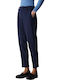 Bsb Women's Fabric Trousers Regular Fit 153-112005-622 Blue Navy Dark Blue 153-112005-622