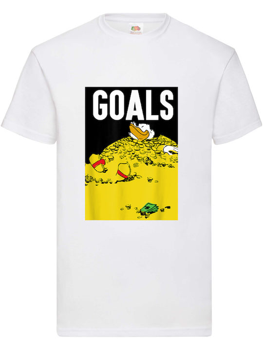 Λευκή Μπλούζα Tshirt Scrooge Mc Duck No2 Origin...