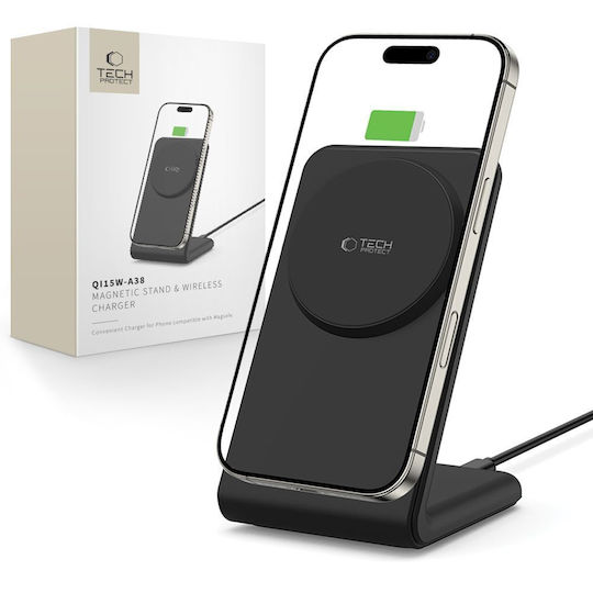 Tech-Protect Magsafe Charger 15W Blacks (QI15W-A38)