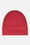 Guess Beanie Γυναικείος Σκούφος Πλεκτός σε Ροζ ...