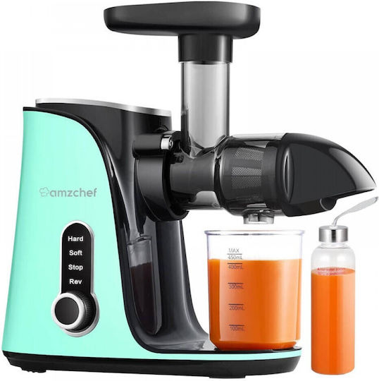 Amzchef Storcător de fructe Presare lentă 150W Verde