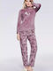 Infiore Winter Women's Pyjama Set Purple