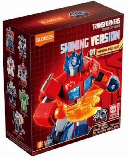 Action Figure Blokees Shining Version 01 Transformers Shining Roll Out 12cm. (Various Designs/Assortments of Designs) 1pc