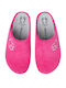 Anatomical Leather Women's Slippers Fuchsia