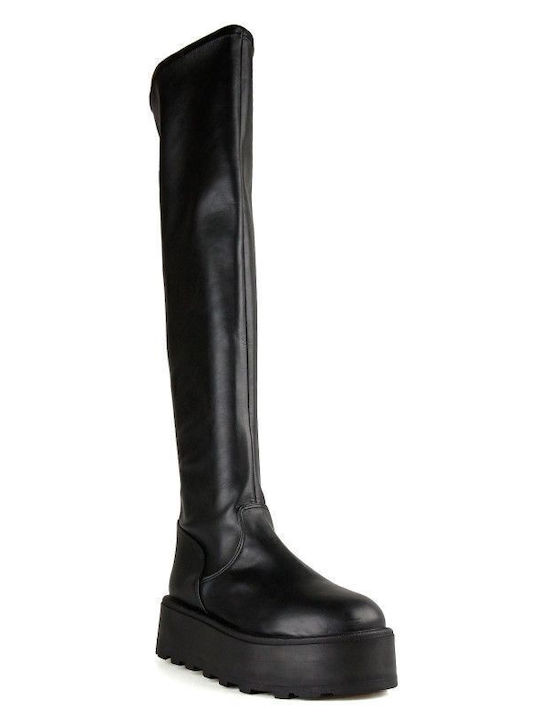 Over the Knee Women's Boots Black