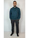 Sweatshirt Petrol Blau