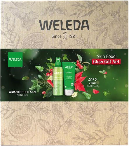 Weleda Skin Food Glow Σετ Περιποίησης για Ενυδάτωση & Λάμψη 2τμχ