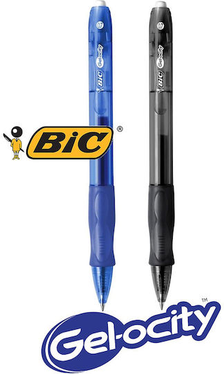 Bic Gelocity Pen 0.7mm Blue with Blue Ink