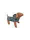 Woofmoda Gray Waterproof Dog Coat with 34cm Back Length