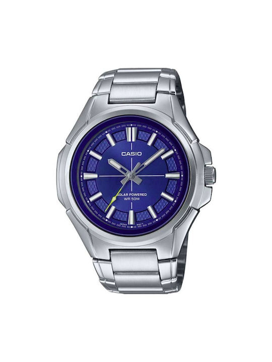 Casio Ρολόι Μπαταρίας με Μεταλλικό Μπρασελέ