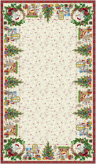 Vassiliadis Bros Χριστουγεννιάτικο Τραπεζομάντηλο 240x140εκ.
