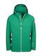 Wasserdicht Kinder Sportjacke mit Kapuze Grün