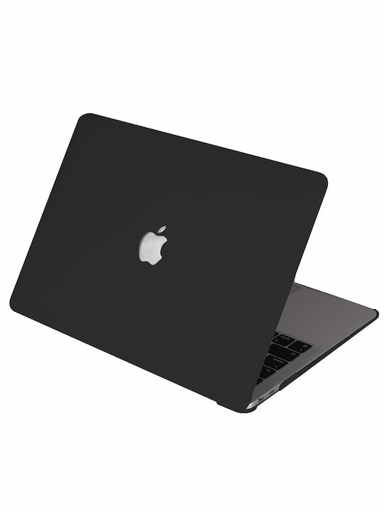 Калъф за Macbook Air 13 A2337 M1 A2179 A1932 Твърд Черен