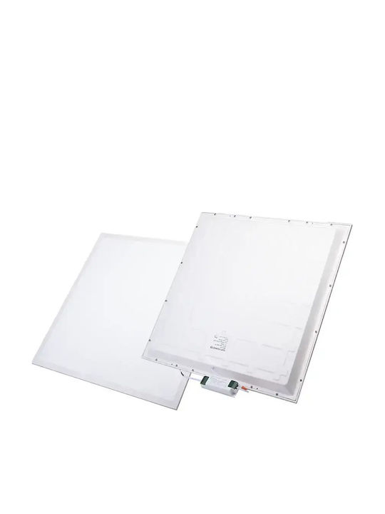 Metanor Τετράγωνο LED Panel 36W με Θερμό Λευκό Φως 2700K 59.5x59.5εκ.