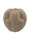 Ceramic Sand Brown Bud Vase Φ28.5x27.5cm 1/2kib