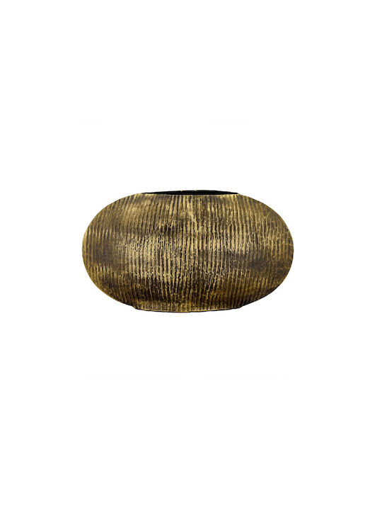 Capolavoro Vază Decorativă Metalic Auriu 20.5x9.5x35.5cm 1buc