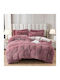Saray Home Κουβερτοπάπλωμα Σετ Υπέρδιπλο 220x240εκ. Σάπιο μήλο 3τμχ 300 GSM