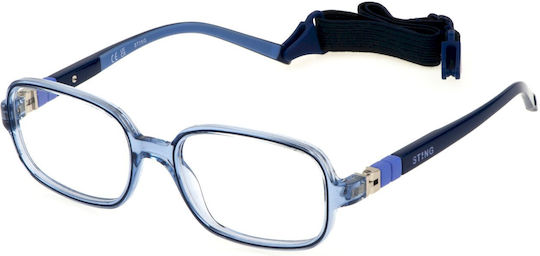 Sting Copii Plastic Rame Ochelari Albastru VSJ727 06N1