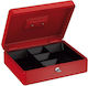 Basi Kassenschrank mit Schloss 6346 Rot