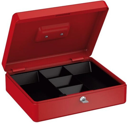 Basi Kassenschrank mit Schloss 6346 Rot