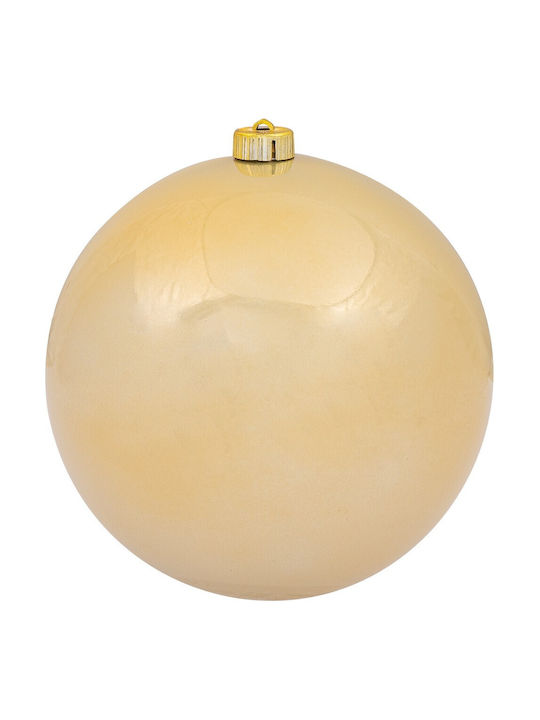 Golden Pearl Christmas Ornament Ball 20cm