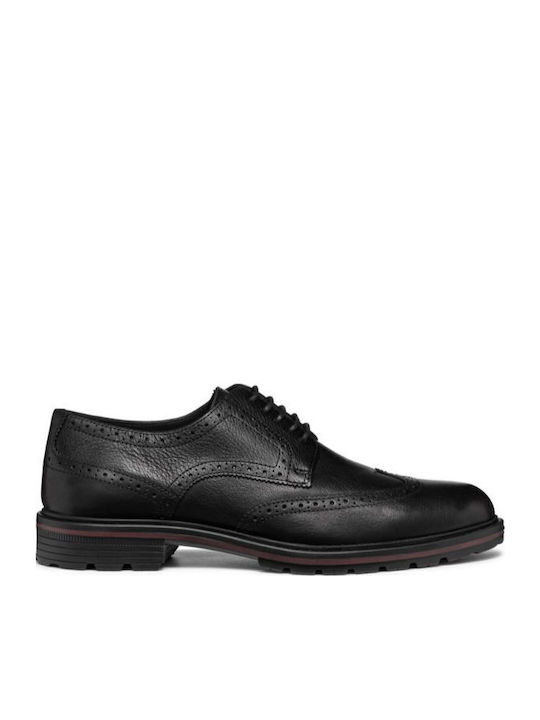 Geox U Walk Pleasure Men's Leather Casual Shoes Black