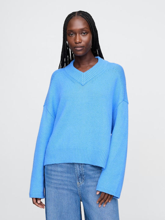 GAP Women's Long Sleeve Sweater Cotton with V N...