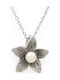 Goldjewels cu design Floare cu Perle