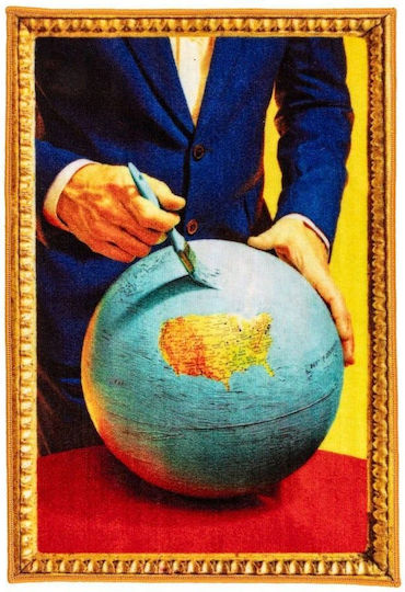 Seletti Входен Килим Globe Многоцветен 60x90см Многоцветен