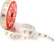 Satin Christmas Ribbon White 15mm 5 meters