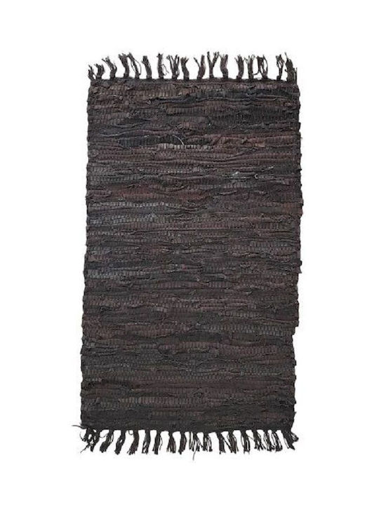 Sidirela Rug Fireplace Rectangular Leather Brown