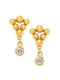 Arteon Earrings made of Silver Gold Plated with Stones