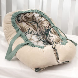 abo Baby Nest Pillow Tropical Leaves 60x100cm abo Baby Nest Pillow Tropical Leaves 60x100cm
