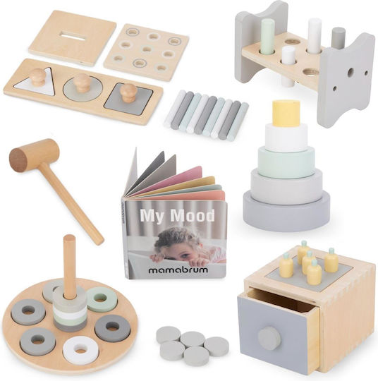 Spiel mit Hammer aus Holz für 12++ Monate