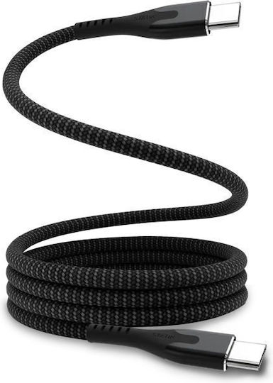 Statik MagStack Pro Magnetic Braided USB 2.0 Cable USB-C Male - USB-C 100W PD Black 2m PUP-0550-6FT-CC