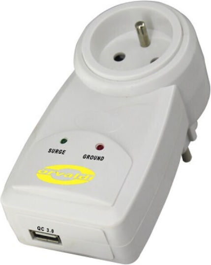 Orvaldi Μονόπριζο με 1 USB-A