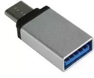 PremiumCord Μετατροπέας USB-C male σε USB-A female Ασημί 1τμχ