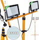 Led Projector 2 X 50 W Telescopic Tripod Cool White 6500 K Keltin K02053