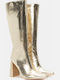 Damenstiefel Gold
