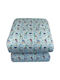 Astron Italy Kids Duvet Single Dino On Skateboard Multicolour 160x240cm