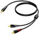 Procab Cable 3.5mm male - 2 x RCA male 20m (CLA711/20) 1pcs