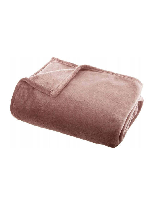 Atmosphera Blanket Fleece Sofa 130x180cm Pink