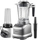Amzchef Μπλέντερ με Πλαστική Κανάτα 1.85 lt 1800W Γκρι ZM5003-GA