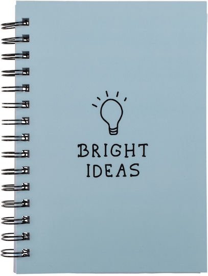 Out of the Blue Bright Ideas Бележник A5 107 Листа Светлосин