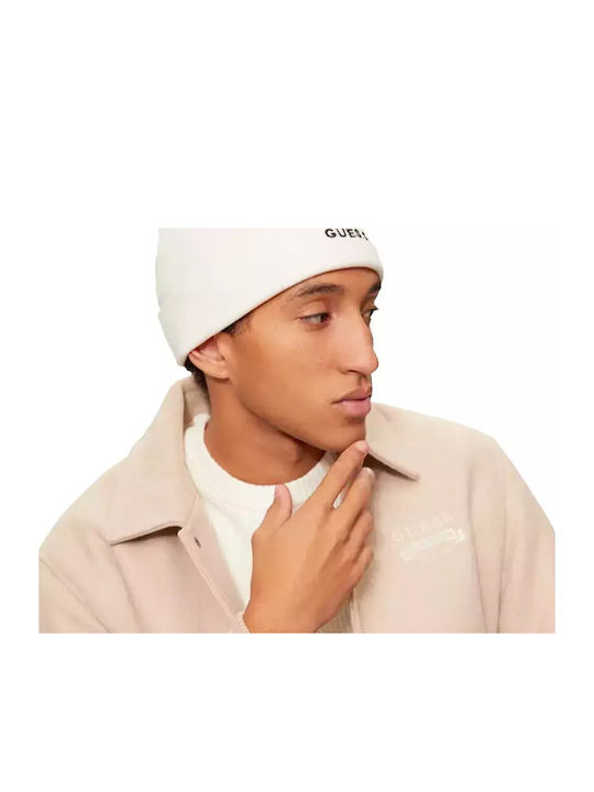 Beanie Beanie Knitted in White color