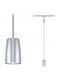 Pendant Light Silver with Socket GU10