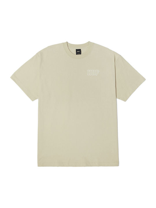 HUF T-shirt Μπεζ