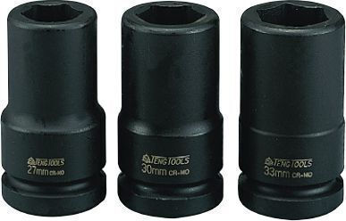 Teng Tools Pneumatic Hexagon Long Socket with Frame Host 3/4" Diameter 3/4" / 41 / 90