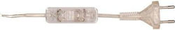 Zamel Netzkabel mit Kabeleigenschaften 2x0.5mm² Transparent 1m SP/W-190cm Zamel Netzkabel mit Kabeleigenschaften 2x0.5mm² Transparent 1m SP/W-190cm
