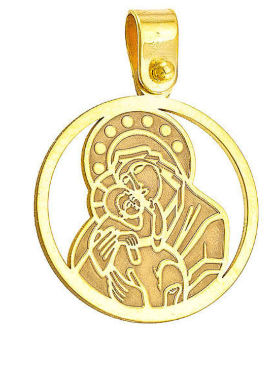 Dio Jewellery Lab Pendant Kids Talisman with the Virgin Mary made of Silver FY4